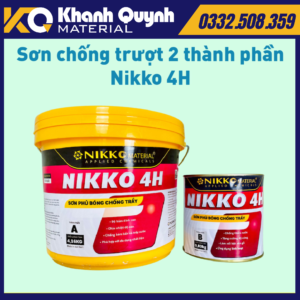 NIKKO 4H – Sơn phủ bóng chống trượt 2 thành phần
