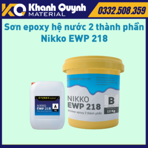 NIKKO EWP 218 PRIMER - Sơn lót epoxy hệ nước 2 thành phần