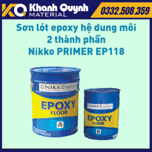 NIKKO FLOOR EP118 – Sơn lót epoxy hệ dung môi 2 thành phần