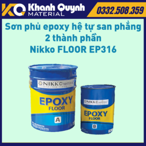 NIKKO FLOOR EP316 – Sơn phủ epoxy hệ tự san phẳng