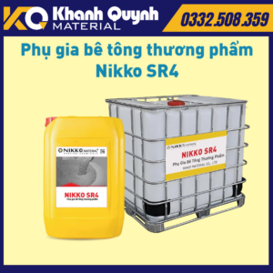 NIKKO SR4 - Phụ gia bê tông thương phẩm
